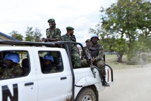 FARDC national army troops and soldiers of the United …