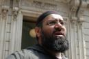 Leader of the dissolved militant group al-Muhajiroun, Anjem Choudary, arrives at Bow Street Magistrates Court in London