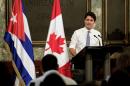 Canadian Prime Minister Justin Trudeau said the US election of Donald Trump as president wouldn't change Canada's relationship with Cuba