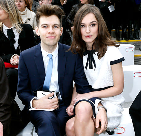 Keira Knightley Shows Off Shockingly Tiny Waist in Chanel Dress at Paris Fashion Week: Picture