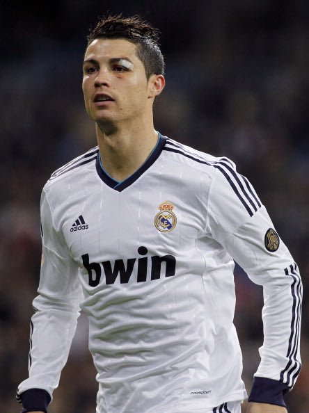 إصابة نجم ريال مدريد كريستيانو رونالدو بعينه أمام ليفانتي بلقاء الذهاب بالدوري الاسباني 2012-2013 Ronaldo-jpg_160104