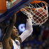 Kansas guard Ben McLemore (23) dunks during the first half of an NCAA college basketball game against Richmond in Lawrence, Kan., Tuesday, Dec. 18, 2012. (AP Photo/Orlin Wagner)