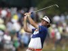 Bubba Watson of the U.S. watches his shot from the first fairway during the second round of the 2013 U.S. Open golf championship at the Merion Golf Club in Ardmore