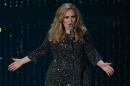 British singer Adele performs on stage at the 85th Annual Academy Awards in Hollywood, California on February 24, 2013