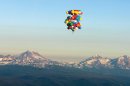 Lawn Chair Balloon Duo Take Flight in Oregon