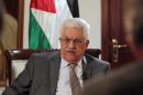 Palestinian leader Mahmud Abbas speaks during an exclusive interview with AFP at the Muqata in the West Bank city of Ramallah, on November 17, 2013