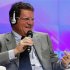 New Russia coach Fabio Capello gestures during a news conference in Moscow