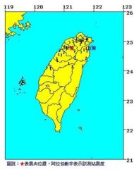 尖石4.9地震 最大震度4