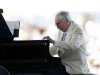 FILE - In this Aug. 8, 2010 file photo, composer Dave Brubeck plays at his last appearance at the Newport Jazz Festival in Newport, R.I.  Brubeck died in Connecticut Wednesday morning, Dec. 5, 2012, of heart failure after being stricken while on his way to a cardiology appointment with his son Darius.  Brubeck would have turned 92 on Thursday, Dec. 6   (AP Photo/Joe Giblin, File)