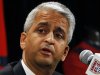 Sunil Gulati speaks at a news conference where Juergen Klinsmann was named as the new head coach of the United States men's national soccer team in New York