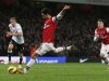 Arsenal's Arteta kicks and misses penalty during English Premier League soccer match against Fulham in London