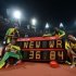 Jamaica's Usain Bolt, Yohan Blake, Nesta Carter, Michael Frater smashed the 4x100m world record