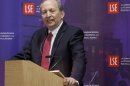 Former U.S. Treasury Secretary Lawrence H. "Larry" Summers speaks during a financial and economic event at the London School of Economics (LSE) in London