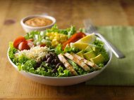 <div class="caption-credit"> Photo by: John Barnes/Fotolia.com</div><div class="caption-title">Cobb Salad</div>Just because it's a salad, doesn't mean it's <a rel="nofollow" target="" href="http://www.seventeen.com/health/tips/celeb-healthy-recipes?link=rel&dom=yah_life&src=syn&con=blog_seventeen&mag=svn">healthy</a>! Loaded with cheese, bacon and topped with creamy dressing, cobb salads are as <a rel="nofollow" target="" href="http://www.seventeen.com/health/yummy-smoothie-recipes?link=rel&dom=yah_life&src=syn&con=blog_seventeen&mag=svn">yummy</a> as they are unhealthy. Lighten the load and ask for some extra veggies like tomatoes and carrots, chose either the bacon or the cheese, and get a smaller portion of the dressing - or swap it for lemon, vinegar, and freshly ground pepper. Still delicious, we promise!
<br>
<br>
<b>Related:
<br>
<a rel="nofollow" target="" href="http://www.seventeen.com/health/tips/healthy-halloween-treats?link=rel&dom=yah_life&src=syn&con=blog_seventeen&mag=svn">Have a Healthy Halloween</a>
<br>
<a rel="nofollow" target="" href="http://www.seventeen.com/health/tips/best-sports-drinks#slide-1?link=rel&dom=yah_life&src=syn&con=blog_seventeen&mag=svn">The Best Sports Drinks</a>
<br></b>