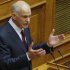 Greek Prime Minister George Papandreou speaks during a confidence vote speech at the parliament in Athens, on Friday, Nov. 4, 2011. Greece's embattled Socialist prime minister promised to start immediate powersharing talks to form a caretaker government, declaring his willingness to step aside if needed, but ruled out snap elections that he said would scuttle a major new European debt deal. (AP Photo/Thanassis Stavrakis)
