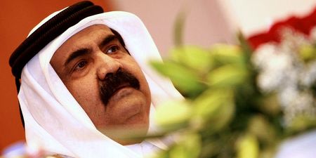 L'émir du Qatar, Hamad Ben Khalifa Al-Thani, à Doha