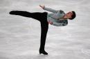 Patrick Chan of Canada performs during the figure skating event at the 2013 Eric Bompard trophy on November 16, 2013 at the Bercy Palais-Omnisport (POPB) in Paris