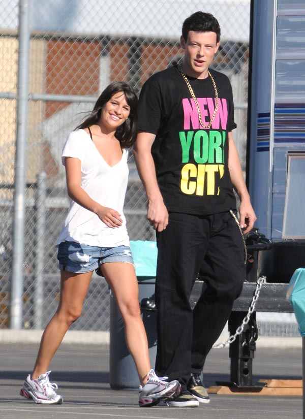 Earlier reports that Lea Michele and Cory Monteith were planning on moving