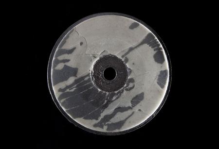 A wax-covered cardboard disc is seen in this undated Smithsonian National Museum of American History image. REUTERS/Smithsonian Institution Archives/Handout