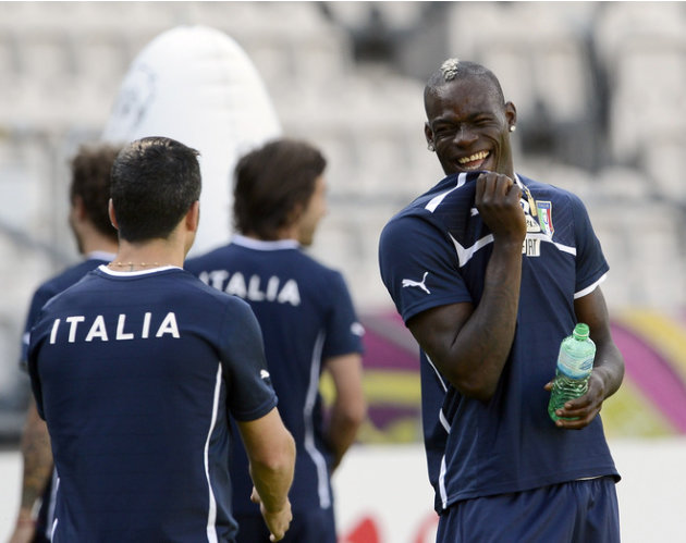  Mario Balotelli (R) Of Italy Getty Images