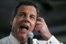 U.S. Republican presidential candidate and New Jersey Governor Christie answers a question from the audience during a campaign town hall meeting in Salem