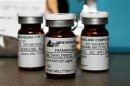 Vials of the steroid distributed by New England Compounding Center (NECC) - implicated in a meningitis outbreak - are pictured in this undated handout photo