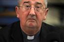 Archbishop of Dublin Diarmuid Martin speaks to reporters on November 26, 2009