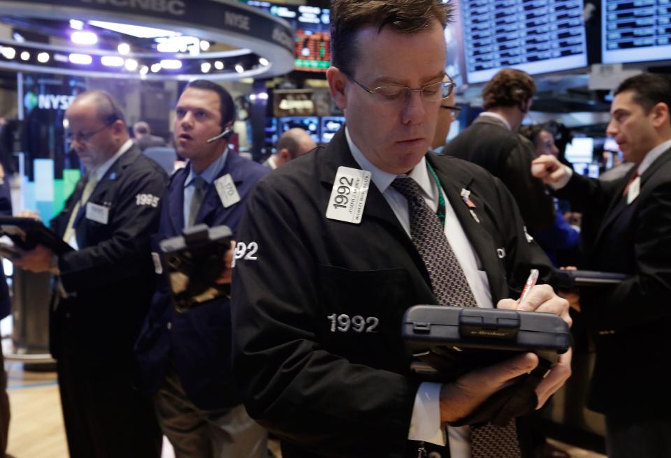 US stock indexes hit round-number milestones 