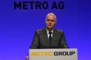 Metro AG CEO Koch addresses the annual shareholder meeting in Duesseldorf