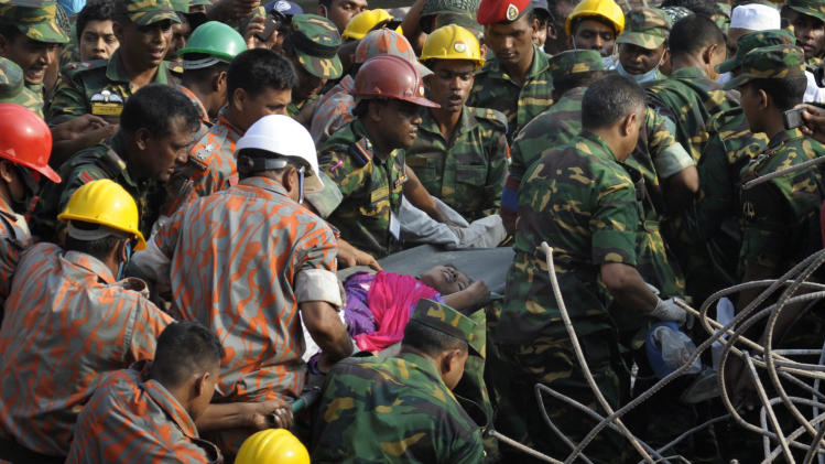 Bangladesh Workers Find Survivor In Factory Rubble Yahoo News