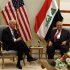 U.S. Vice President Joe Biden, left, and Iraqi President Jalal Talabani, right, attend a meeting in Baghdad, Iraq, Wednesday, Nov. 30, 2011. Biden said Wednesday that his trip to Baghdad ahead of the U.S. military pullout will mark a new beginning between Iraq and the United States, but already protests in Iraq against his visit are demonstrating the difficulties the relationship will face. (AP Photo/Khalid Mohammed)