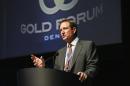 Chuck Jeannes, CEO of Goldcorp speaks at Denver Gold Forum industry conference in Denver