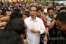 Jokowi: Saya Urus Tanah Abang, Soal Capres Tanya Ibu Mega