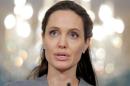 Actress Angelina Jolie speaks about the plight of refugees on World Refugee Day at the State Department in Washington