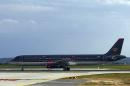 An Royal Jordanian airplane lands at the Paris Roissy Charles de Gaulle airport in Roissy-en-France, outside Paris, on August 23, 2012