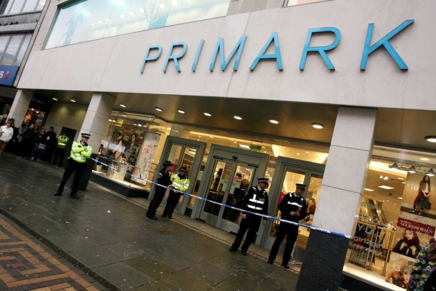 A boy has been rushed to hospital after taking a fall at this Nottingham branch of Primark