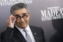 Cast member Eugene Levy arrives for the New York premiere of Tyler Perry's "Madea's Witness Protection" in New York