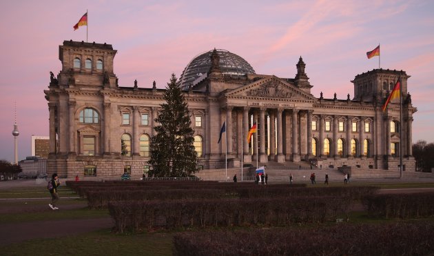 The Reichstag, seat of the Bundestag on December 16, 2013 in Berlin, Germany. (Photo by Sean Gallup/Getty Images)
