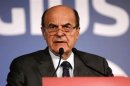 Il candidato premier del Pd Pier Luigi Bersani