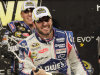 Jimmie Johnson, right, celebrates his his crew after winning the NASCAR Sprint All-Star auto race in Concord, N.C., Saturday, May 19, 2012. (AP Photo/Terry Renna)