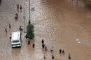 Flood water in Jakarta雅加達淹水