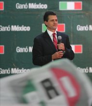 El virtual ganador, Enrique Peña Nieto. EFE/Archivo