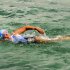 In this photo released by Diana Nyad via the Florida Keys News Bureau, endurance swimmer Diana Nyad swims off Havana, Cuba, Saturday, Aug. 18, 2012, as she begins a more than 100-mile trip across the Florida Straits to the Florida Keys. Nyad, who turns 63 on Aug. 22, is trying to be the first swimmer to cross the Straits without a shark cage. (AP Photo/ Diana Nyad via the Florida Keys News Bureau, Christi Barli)
