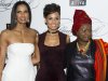Padma Lakshmi, left, Alicia Keys, center, and Angelique Kidjo attend the Keep a Child Alive's ninth annual Black Ball on Thursday, Dec. 6, 2012 in New York. (Photo by Charles Sykes/Invision/AP)