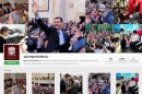 This screen capture made on Wednesday, July 31, 2013 shows the Instagram account of Syrian President Bashar Assad. Amid the carnage from the Syrian civil war, President Bashar Assad has embraced every tool at his disposal including social media to project confidence and transmit his message to dedicated fans, most recently on the popular photo-sharing service Instagram posting pictures of himself and his glamorous wife surrounded by idolizing crowds.(AP Photo/Syrian Presidency via Instagram)