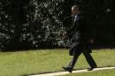 Obama departs for travel to Nebraska from the South Lawn of the White House in Washington