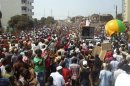 Anti-government demonstrators protest in Conakry