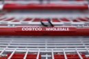 Costco shopping carts shown in California