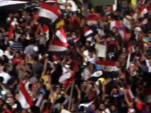 Raw: Massive Celebrations in Cairo