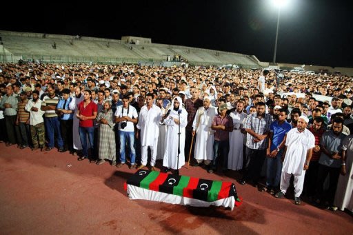 ليبيا: وفاة أول ثائر ليبي يعتقل القذافي حيا قبل مصرعه Photo_1348635625221-1-0